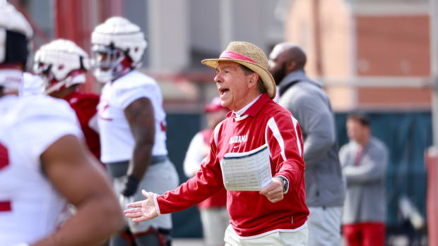 Nick Saban, Alabama Football Practice - March 20, 2023